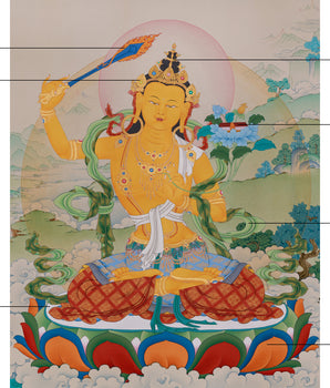 Jampelyang (Manjushri) | A Majestic Wisdom Buddha