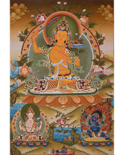 Manjushri Thangka Painting
