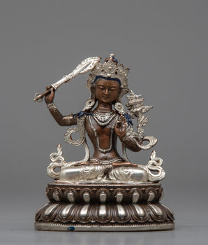 Manjushri Prayer Tibetan Statue