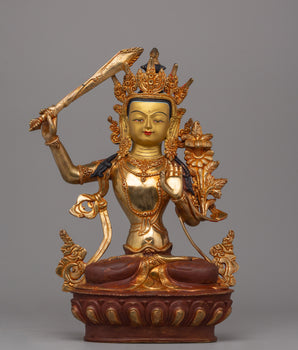 Manjushri Wisdom Deity Statue