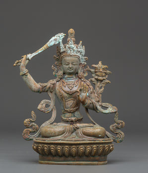 Manjushri Boddhisattva Statue 