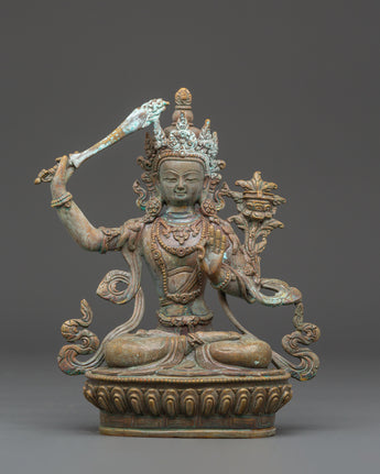 Manjushri Boddhisattva Statue 