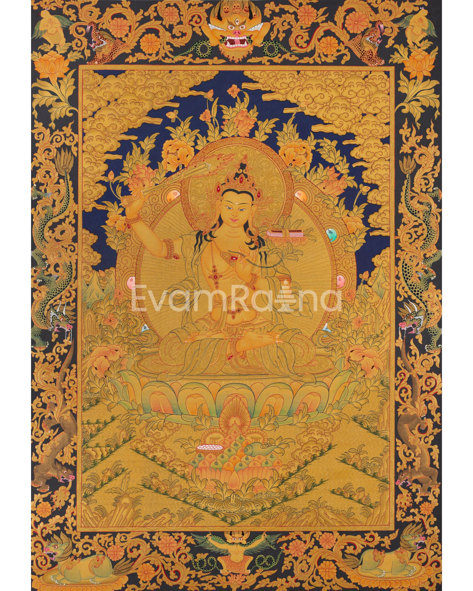 Manjushree Thangka 