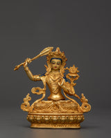 Handcrafted Sculpture of Manjushr