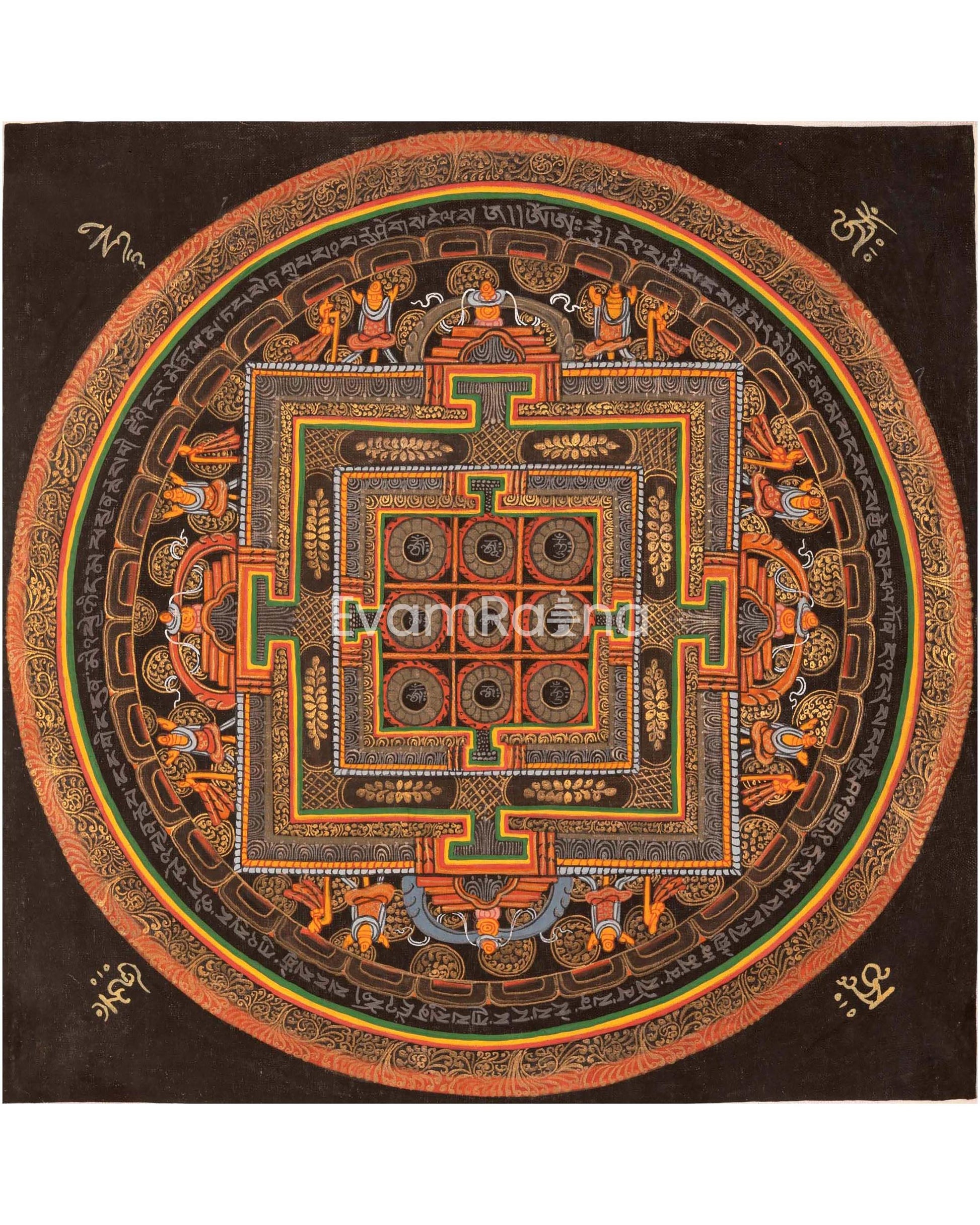 Mantra Mandala Thangka