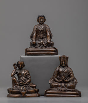 Three Buddha Statue Set