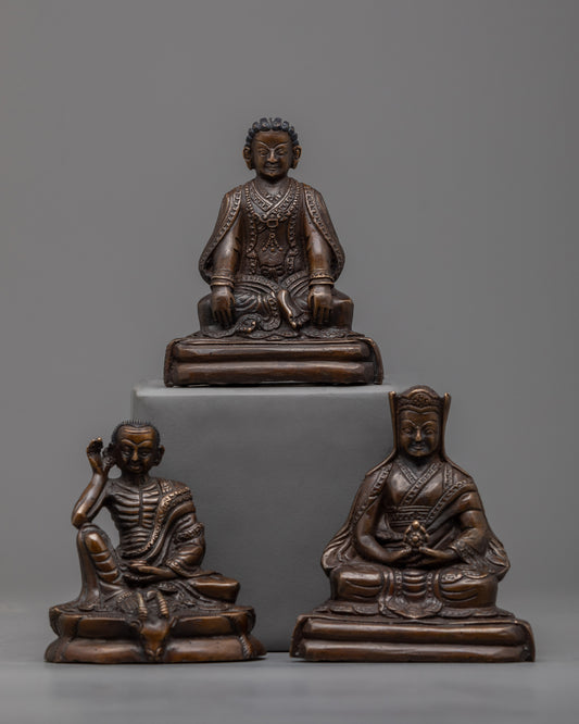 Three Buddha Statue Set