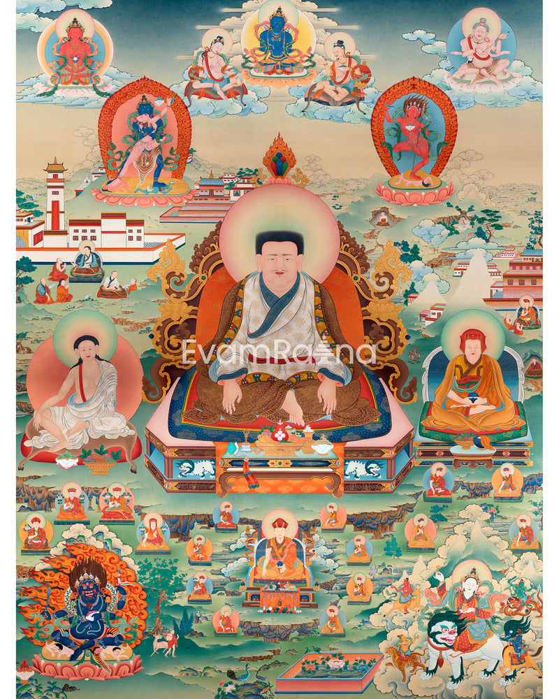 Rare Marpa Thangka