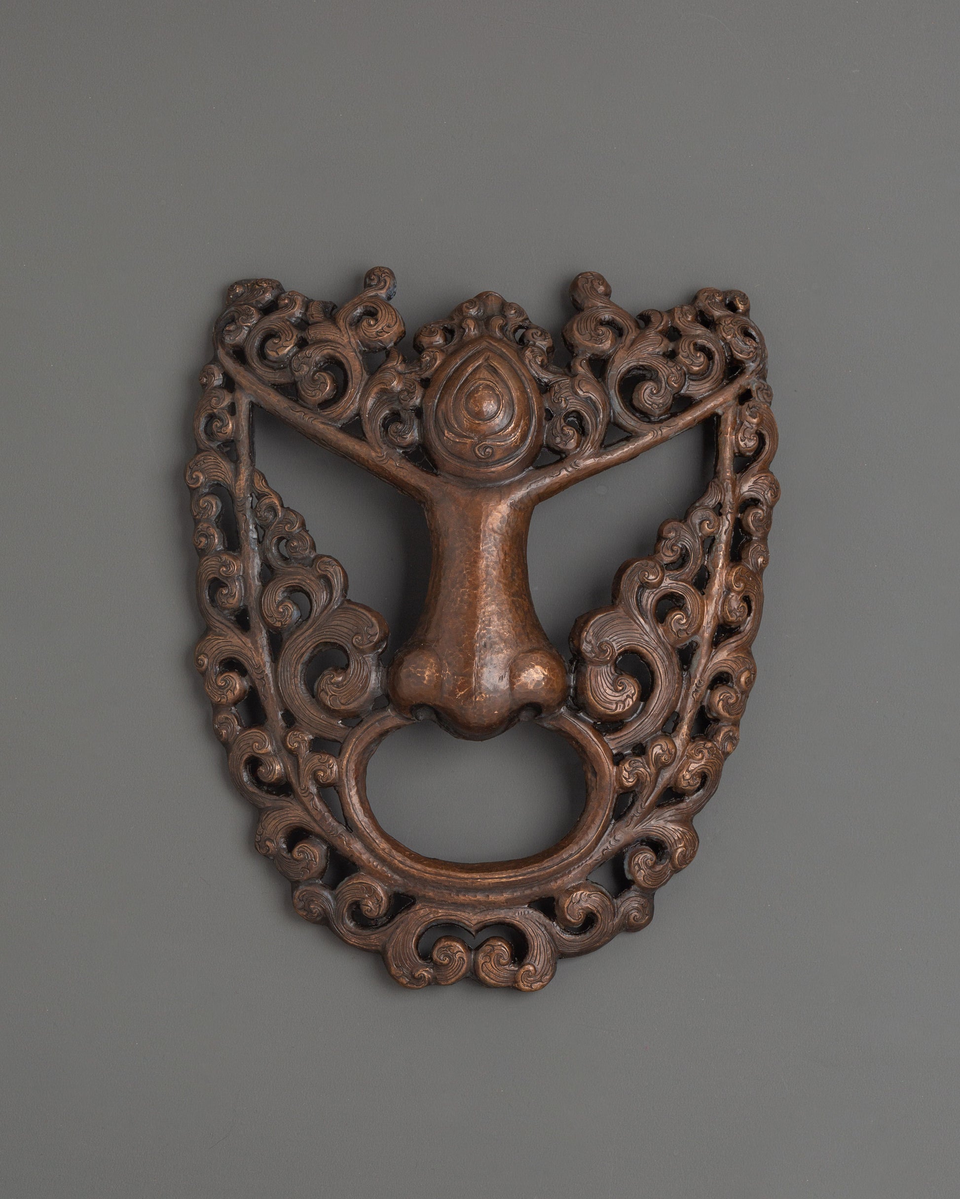 Tibetan Oxidized Mask for Ritual