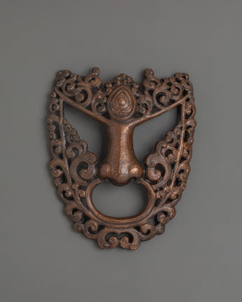 Tibetan Oxidized Mask for Ritual