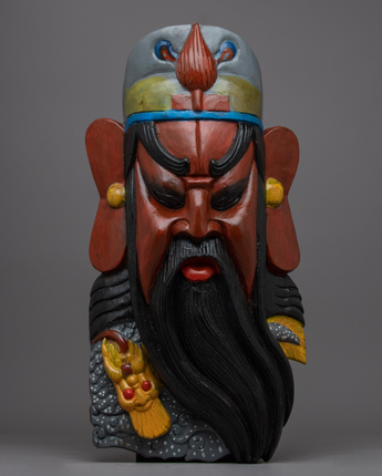 Guan Gong Yu Face Mask Wall Hanging 
