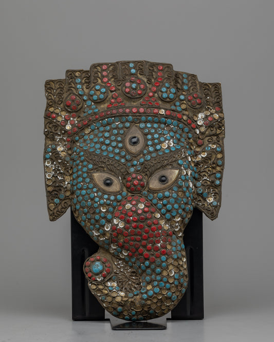 Antique Metal Copper Mask