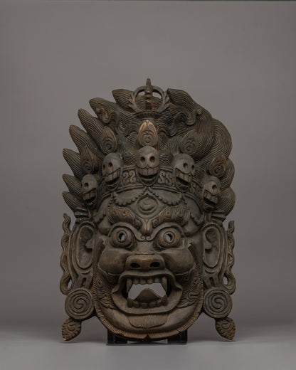 Wooden Bhairava Mask