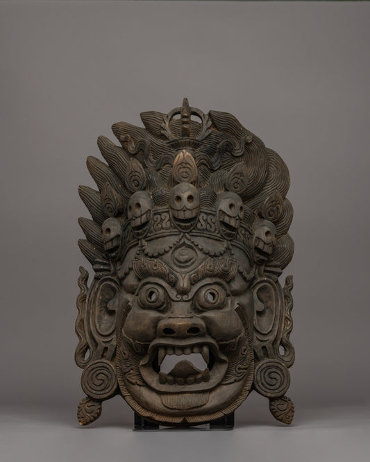 Wooden Bhairava Mask