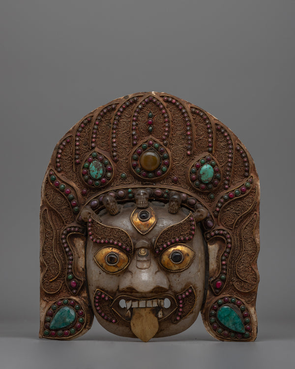 Handcrafted Mahakala Mask