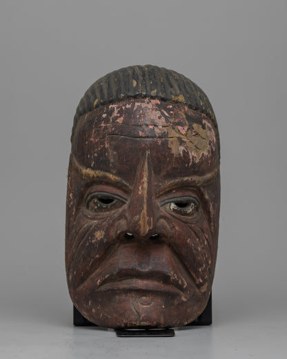 Vintage Wooden Mask