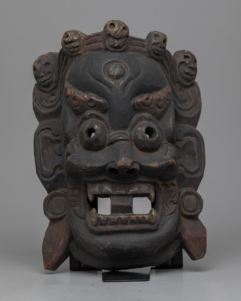 Mahakala Wooden Mask