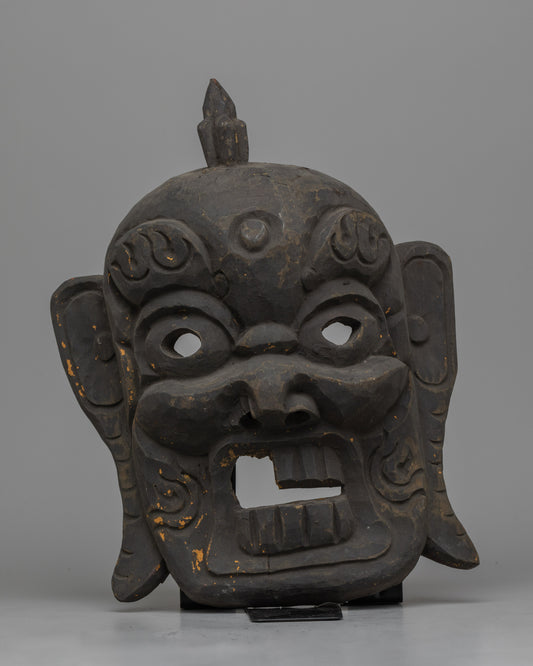 Antique Wooden Mask