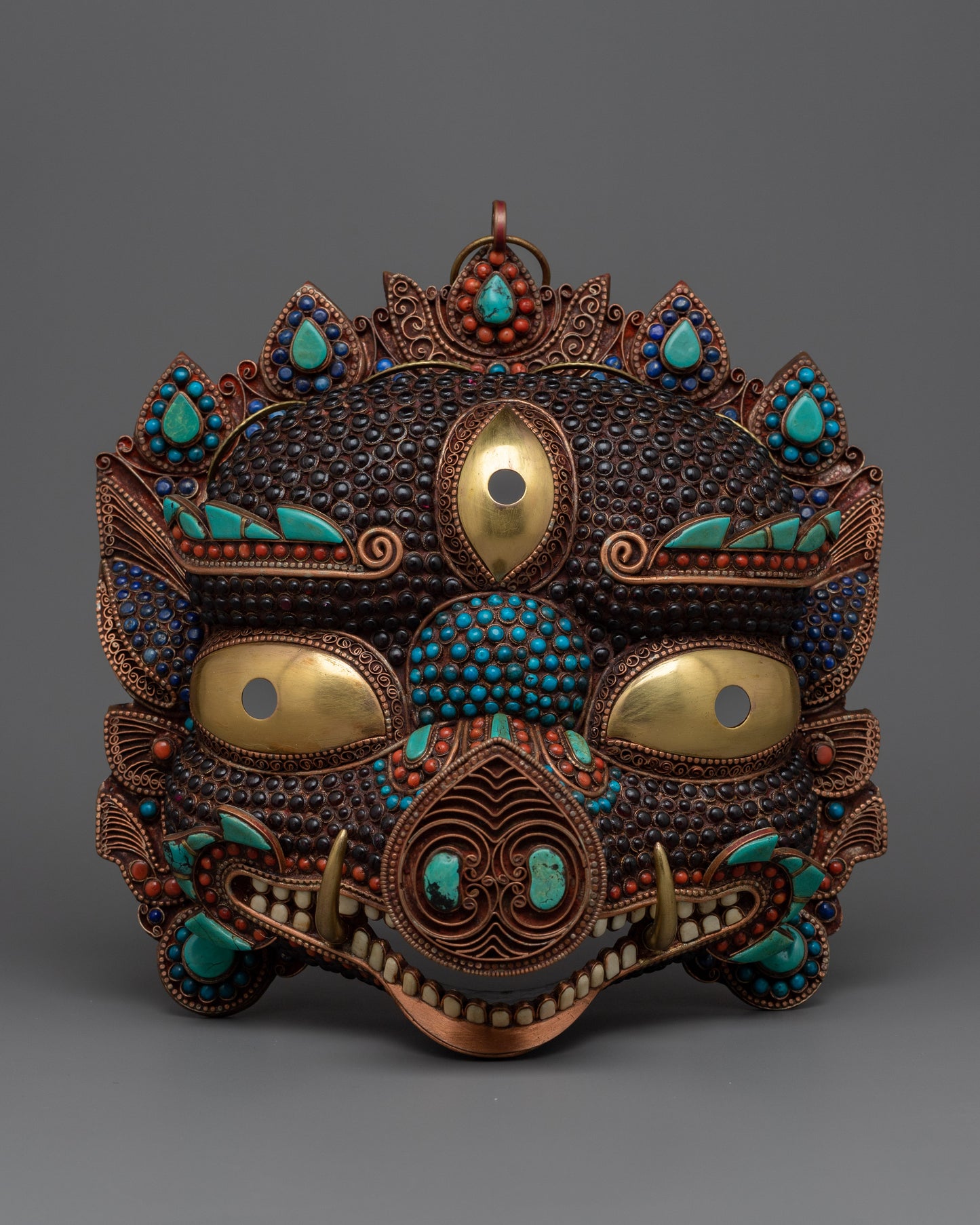 Mahakala Fierce Deity Mask