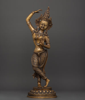 Standing Maya Devi Sculpture for Altar