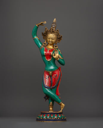 Maya Devi Brass Statue 