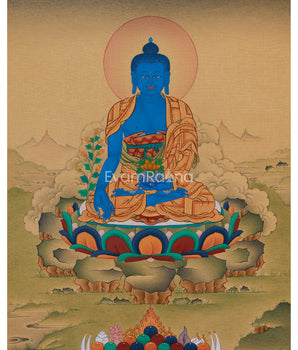 buddhist-healing-deity-bhaisajyaguru-thangka