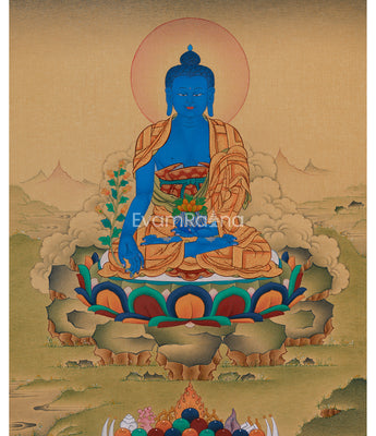 buddhist-healing-deity-bhaisajyaguru-thangka