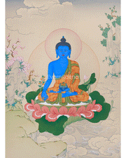 Healing Bhaisajyaguru Thangka 