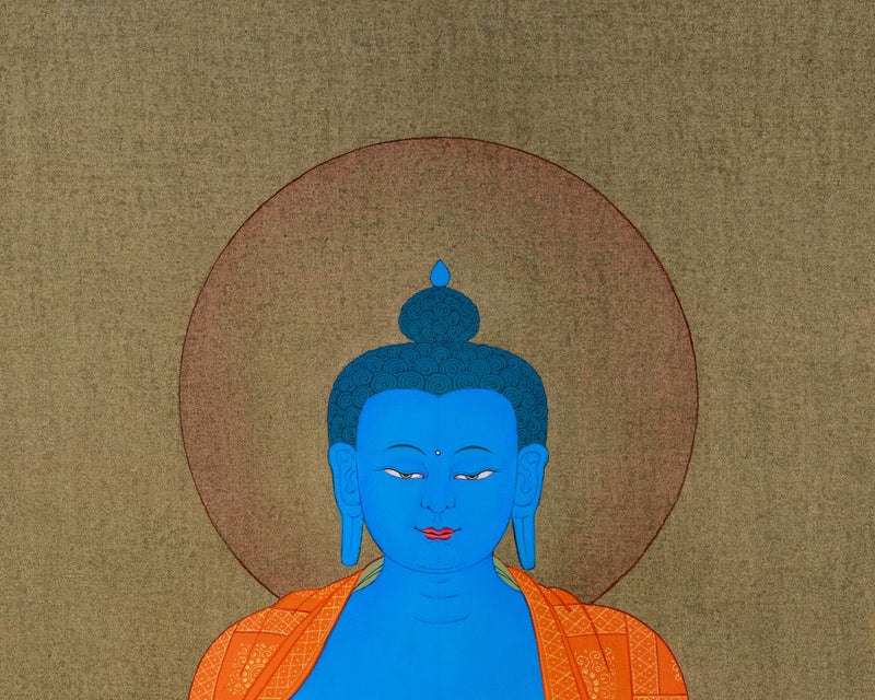 Healing Medicine Buddha Thangka Art