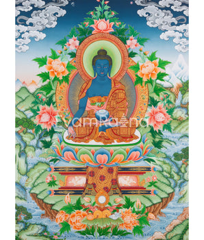Healing Medicine Buddha Thangka