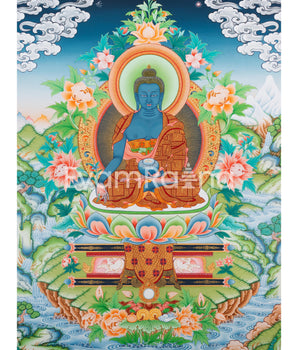 Eri Style Bhaisajyaguru Healing Artwork