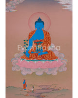 Healing Deity, Medicine Buddha Thangka