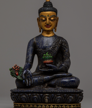 Lapis Buddha Statue