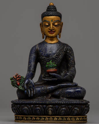 Lapis Buddha Statue
