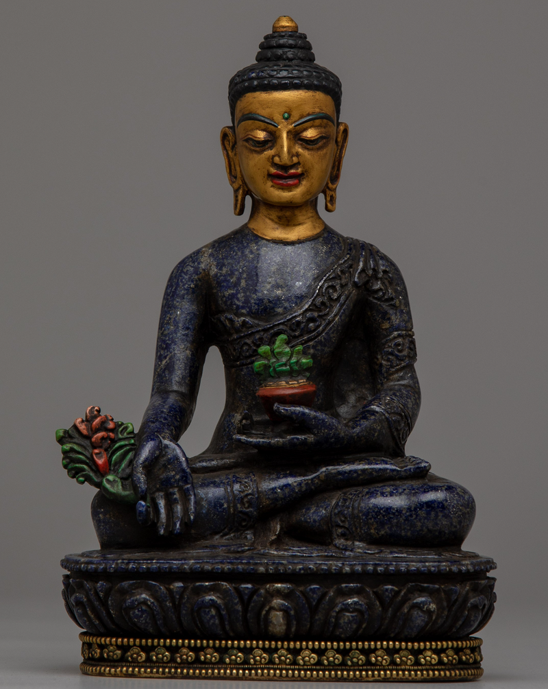 Lapis Buddha Statue