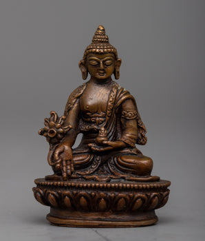 Blue Buddha Medicine Statue