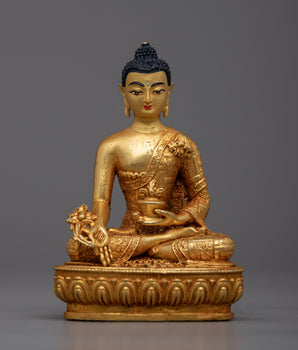 Medicine Buddha Machine Molded Statue