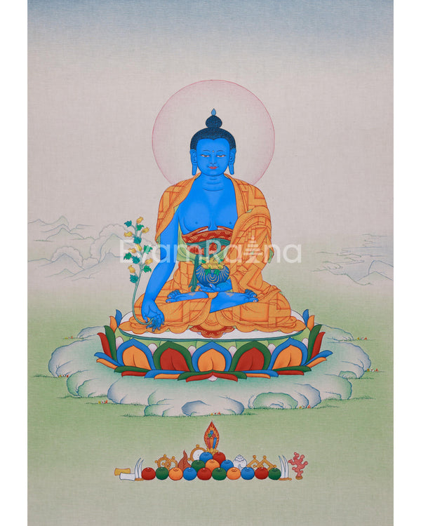 Tibetan Bhaisajyaguru Thangka