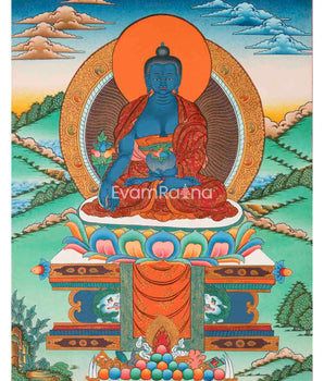 Medicine Buddha thangka