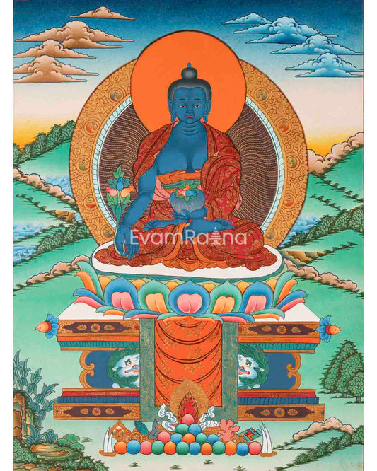 Medicine Buddha thangka