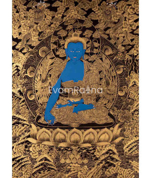 24K Gold Style Medicine Buddha