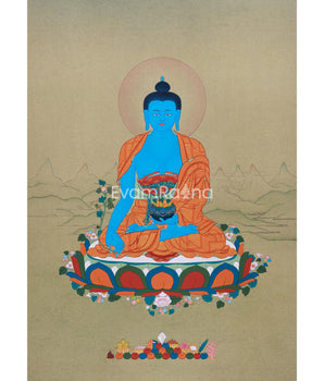 Healing Medicine Buddha Thangka
