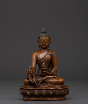 Oxidized Copper Healing Medicine Buddha