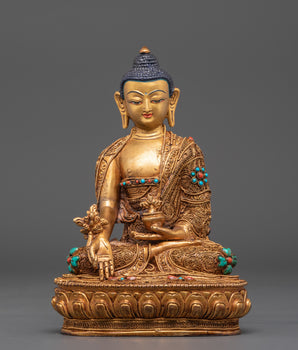 Healing Buddha Bhaiṣajyaguru Statue
