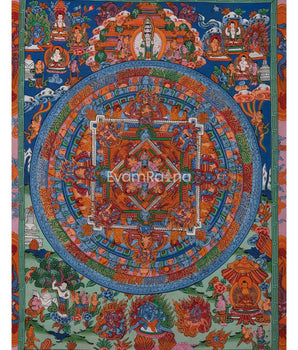 Meditation Mandala Art Thangka Painting