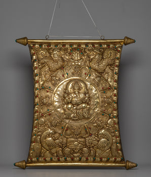 Ganesh Metal Thangka