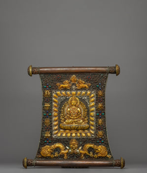 Amitayus Metal Thangka