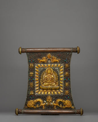 Amitayus Metal Thangka