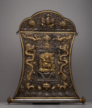 Dorje Bernakchen Iron Wall Hanging Thanka