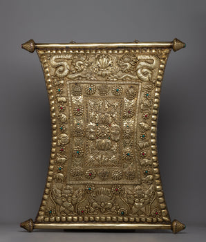 Bishwo Vajra Metal Thanka Wall Hanging 